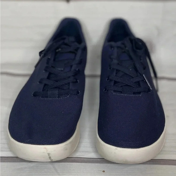 NOBULL Canvas Trainer Navy Ivory Blue Athletic Shoes Men's 8.5 Women’s 10 - Picture 4 of 6